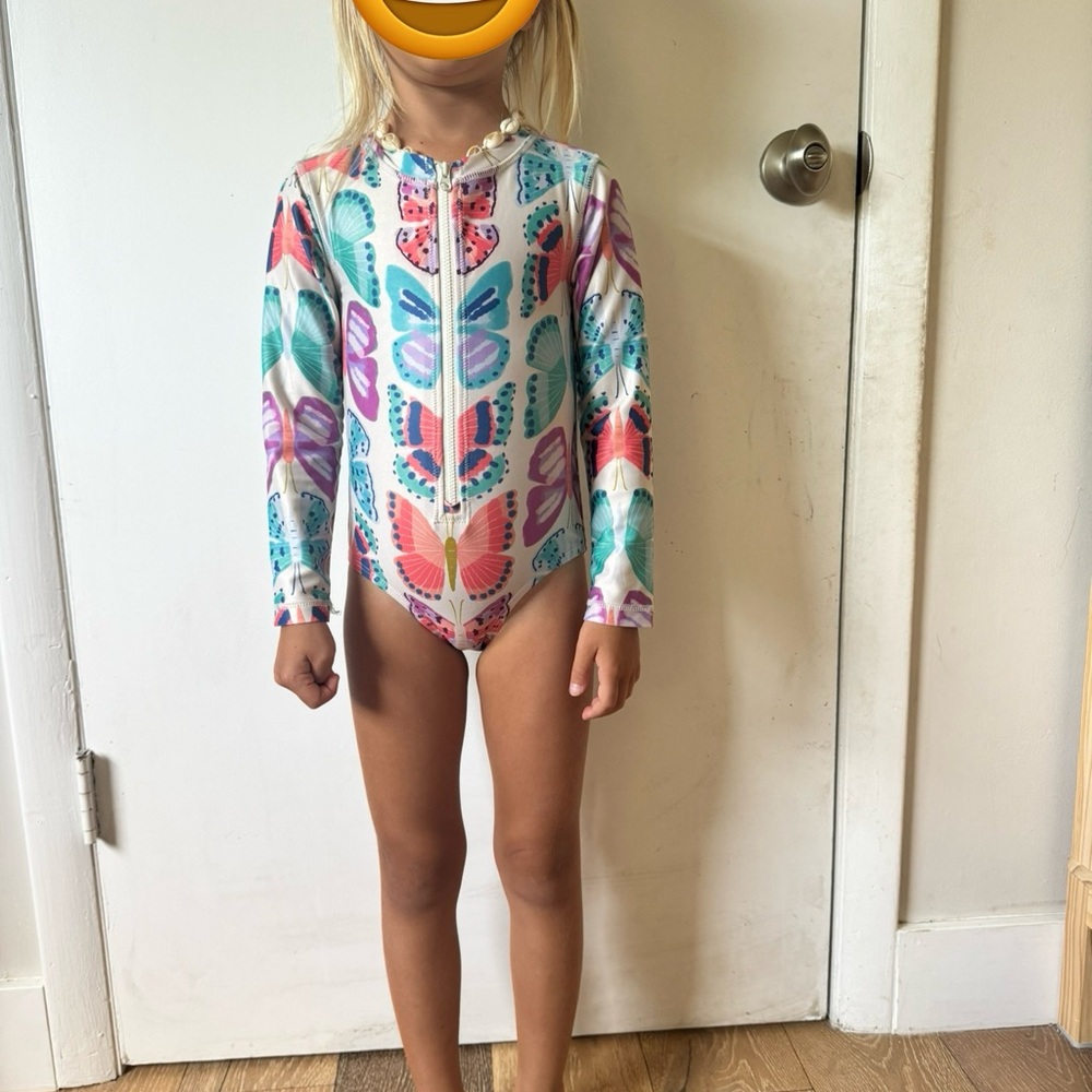 Tea collection Butterfly Print Kids Swimsuit